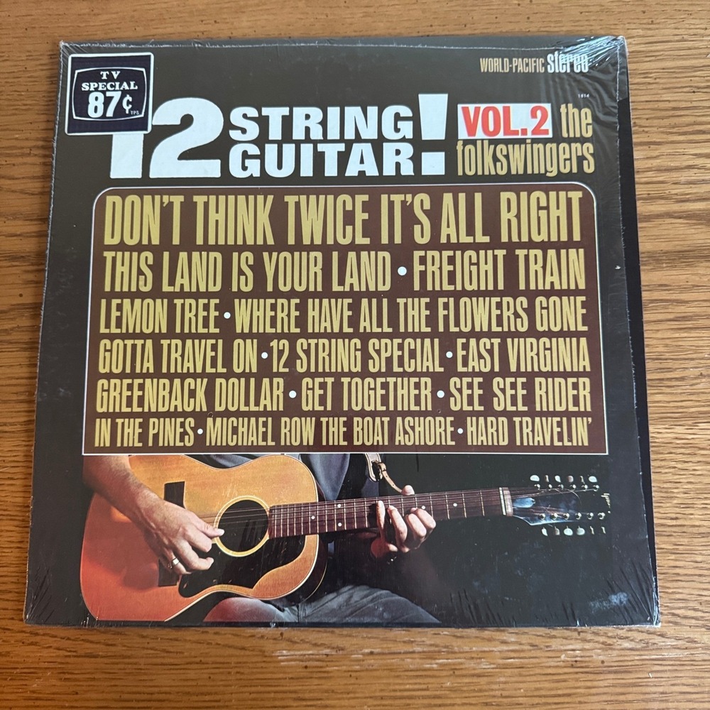 The Folkswingers 12 String Guitar Vol 2 Vinyl Record LP World Pacific‎ Stereo